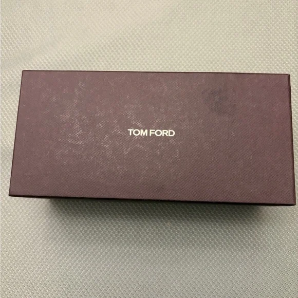 Tom Ford Black Glasses with Gold Accents